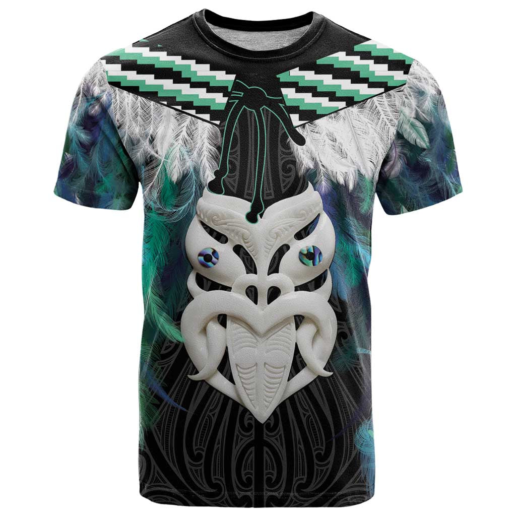 Aotearoa Korowai Motif T Shirt Maori Wheku Poutama