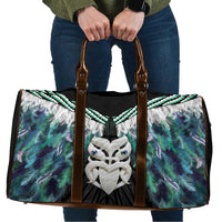 Aotearoa Korowai Motif Travel Bag Maori Wheku Poutama - Polynesian Pride