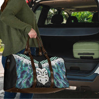 Aotearoa Korowai Motif Travel Bag Maori Wheku Poutama - Polynesian Pride