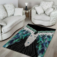 Aotearoa Korowai Motif Area Rug Maori Tane Poutama LT14 - Polynesian Pride