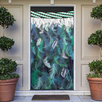 Aotearoa Korowai Motif Door Cover Maori Tane Poutama - Polynesian Pride