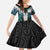 Aotearoa Korowai Motif Family Matching Long Sleeve Bodycon Dress and Hawaiian Shirt Maori Tane Poutama