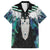Aotearoa Korowai Motif Family Matching Long Sleeve Bodycon Dress and Hawaiian Shirt Maori Tane Poutama