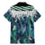 Aotearoa Korowai Motif Family Matching Mermaid Dress and Hawaiian Shirt Maori Tane Poutama