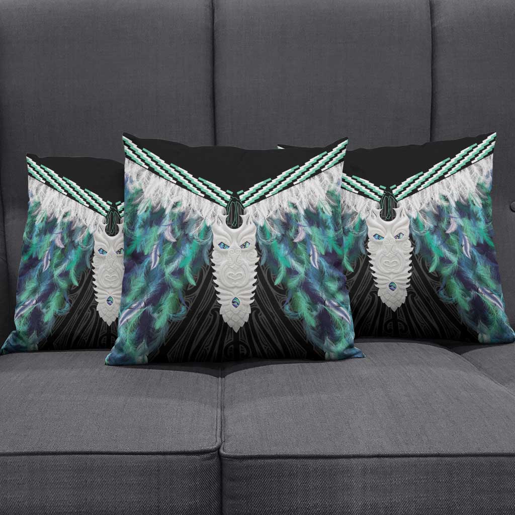 Aotearoa Korowai Motif Pillow Cover Maori Tane Poutama - Polynesian Pride