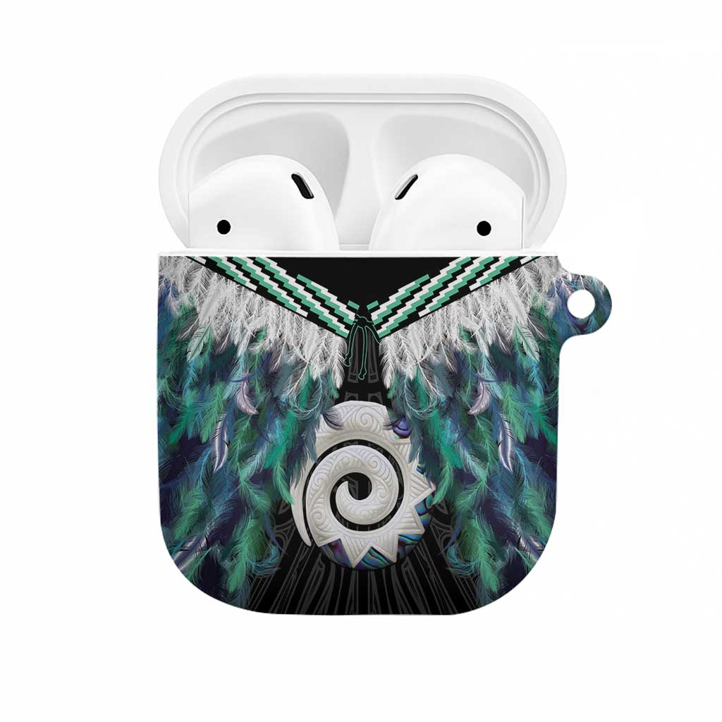 Aotearoa Korowai Motif AirPods Case Maori Koru Poutama - Polynesian Pride
