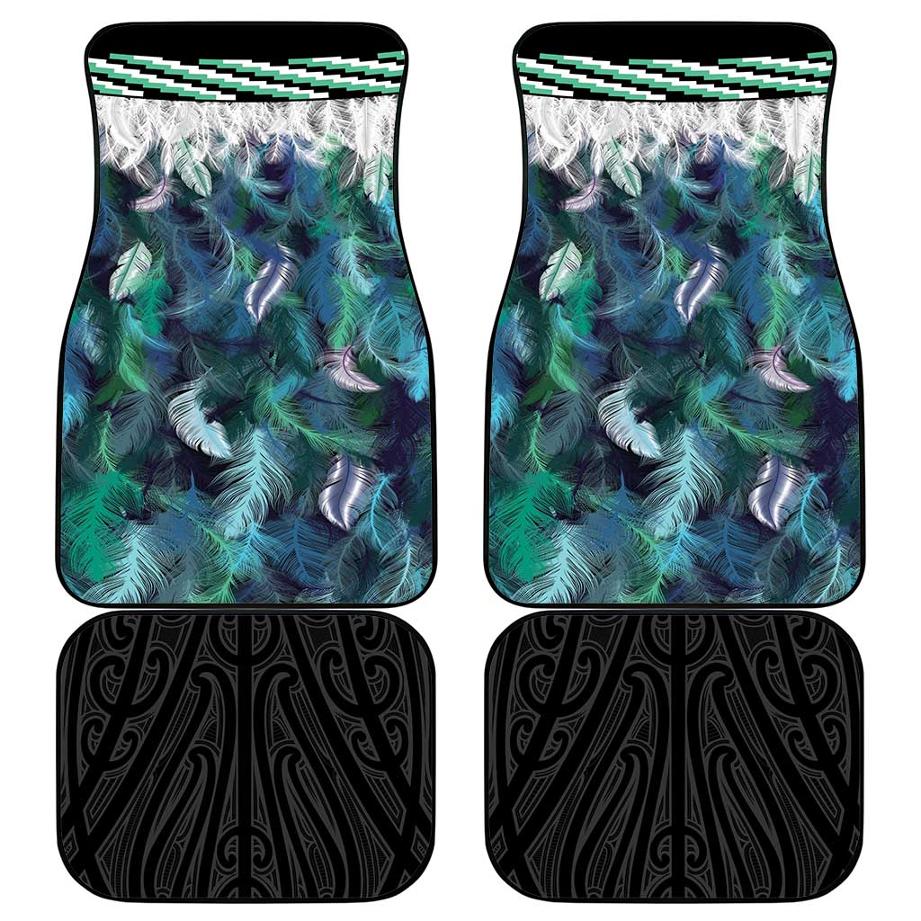 Aotearoa Korowai Motif Car Mats Maori Koru Poutama