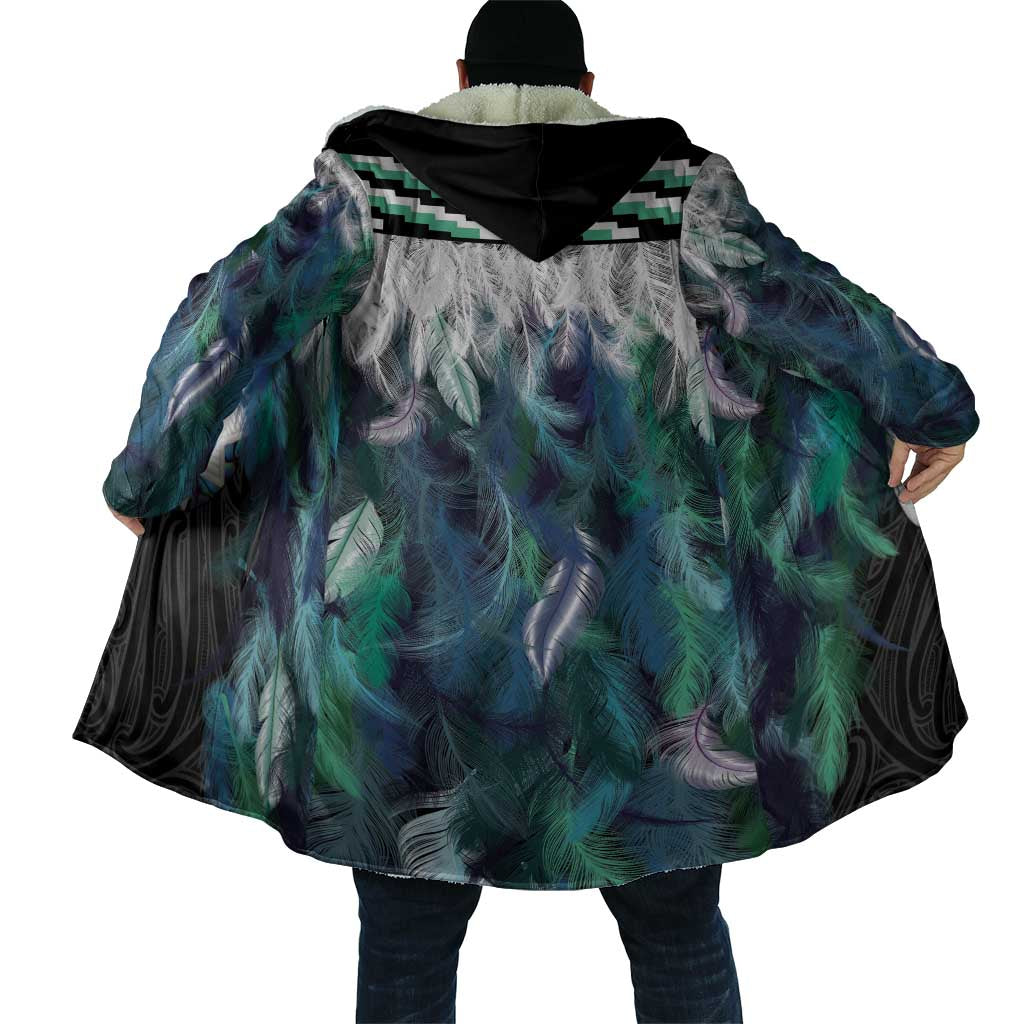 Aotearoa Korowai Motif Cloak Maori Koru Poutama - Polynesian Pride