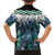 Aotearoa Korowai Motif Family Matching Long Sleeve Bodycon Dress and Hawaiian Shirt Maori Koru Poutama
