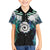 Aotearoa Korowai Motif Family Matching Tank Maxi Dress and Hawaiian Shirt Maori Koru Poutama