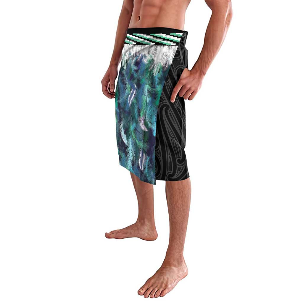 Aotearoa Korowai Motif Lavalava Maori Koru Poutama