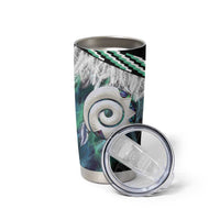 Aotearoa Korowai Motif Tumbler Cup Maori Koru Poutama LT14 - Polynesian Pride