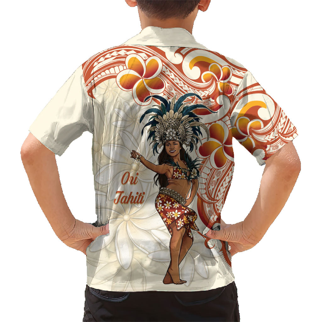 Heiva i Tahiti Family Matching Off Shoulder Maxi Dress and Hawaiian Shirt Ori Tahitian Dance Tiare Maori LT14 - Polynesian Pride