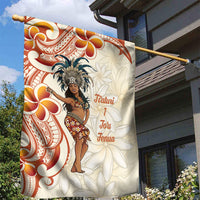 Heiva i Tahiti Garden Flag Ori Tahitian Dance Tiare Maori