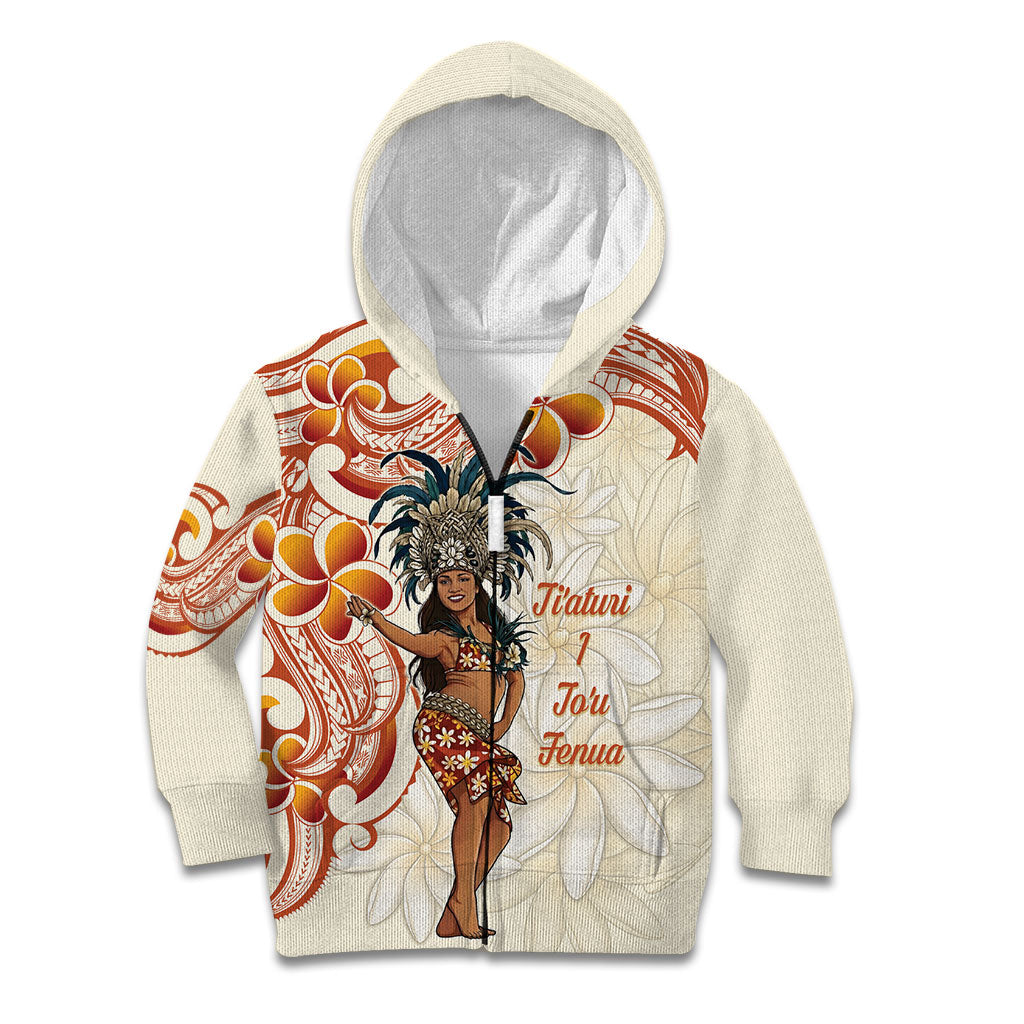 Heiva i Tahiti Kid Hoodie Ori Tahitian Dance Tiare Maori