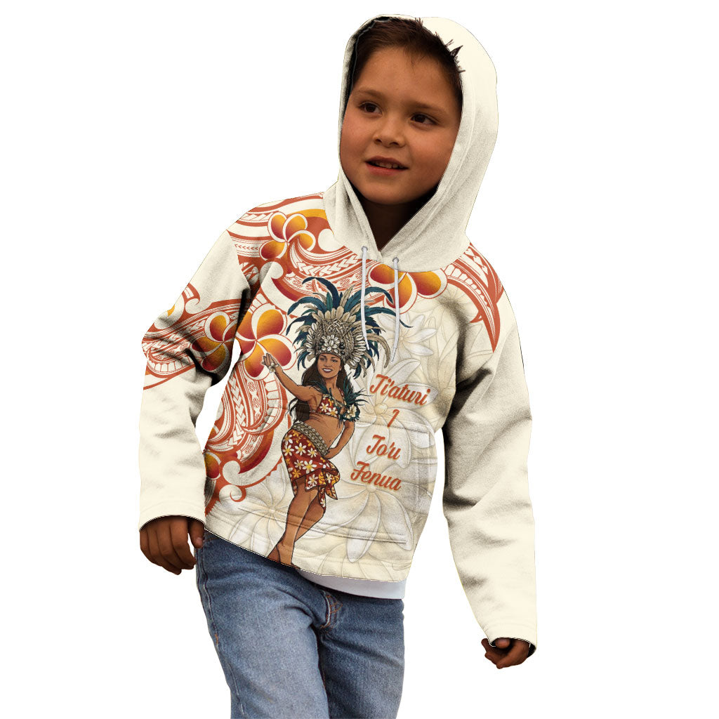 Heiva i Tahiti Kid Hoodie Ori Tahitian Dance Tiare Maori