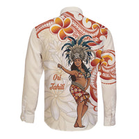 Heiva i Tahiti Long Sleeve Button Shirt Ori Tahitian Dance Tiare Maori