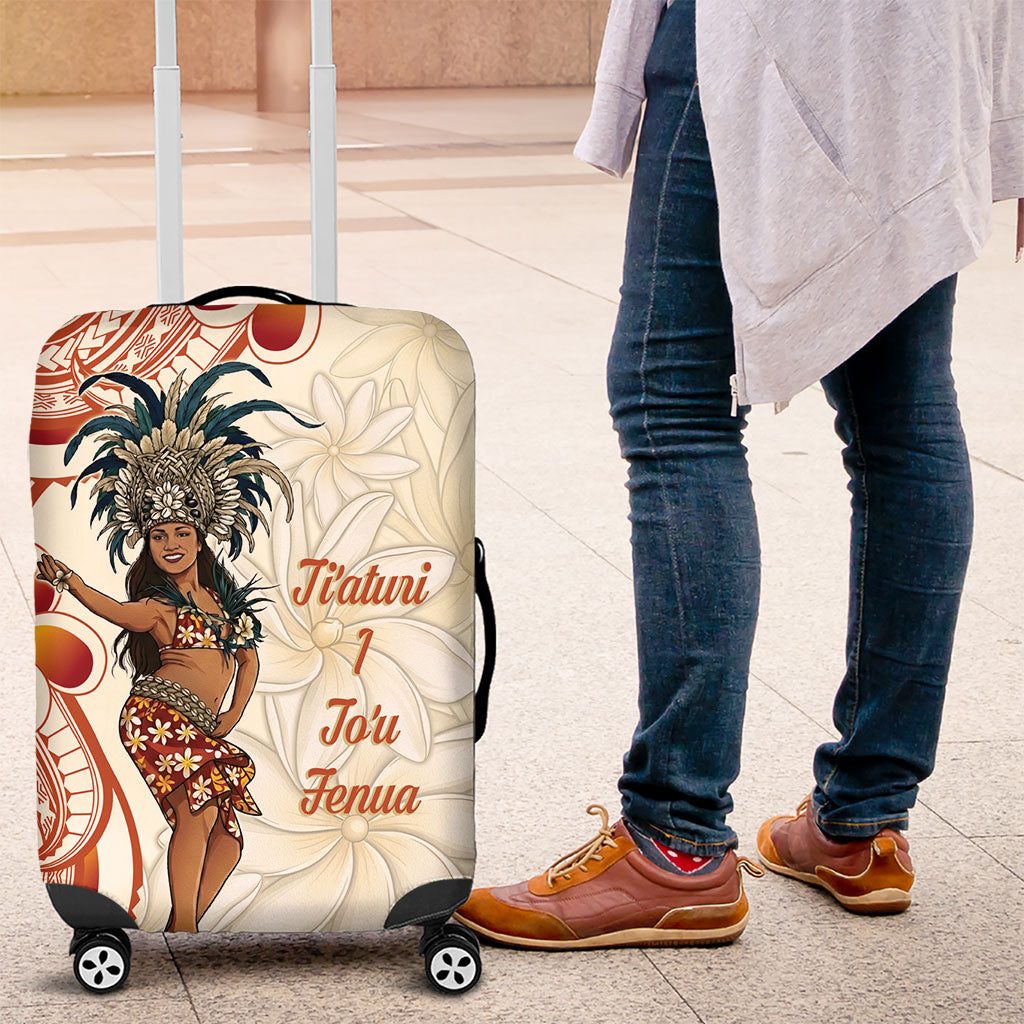 Heiva i Tahiti Luggage Cover Ori Tahitian Dance Tiare Maori