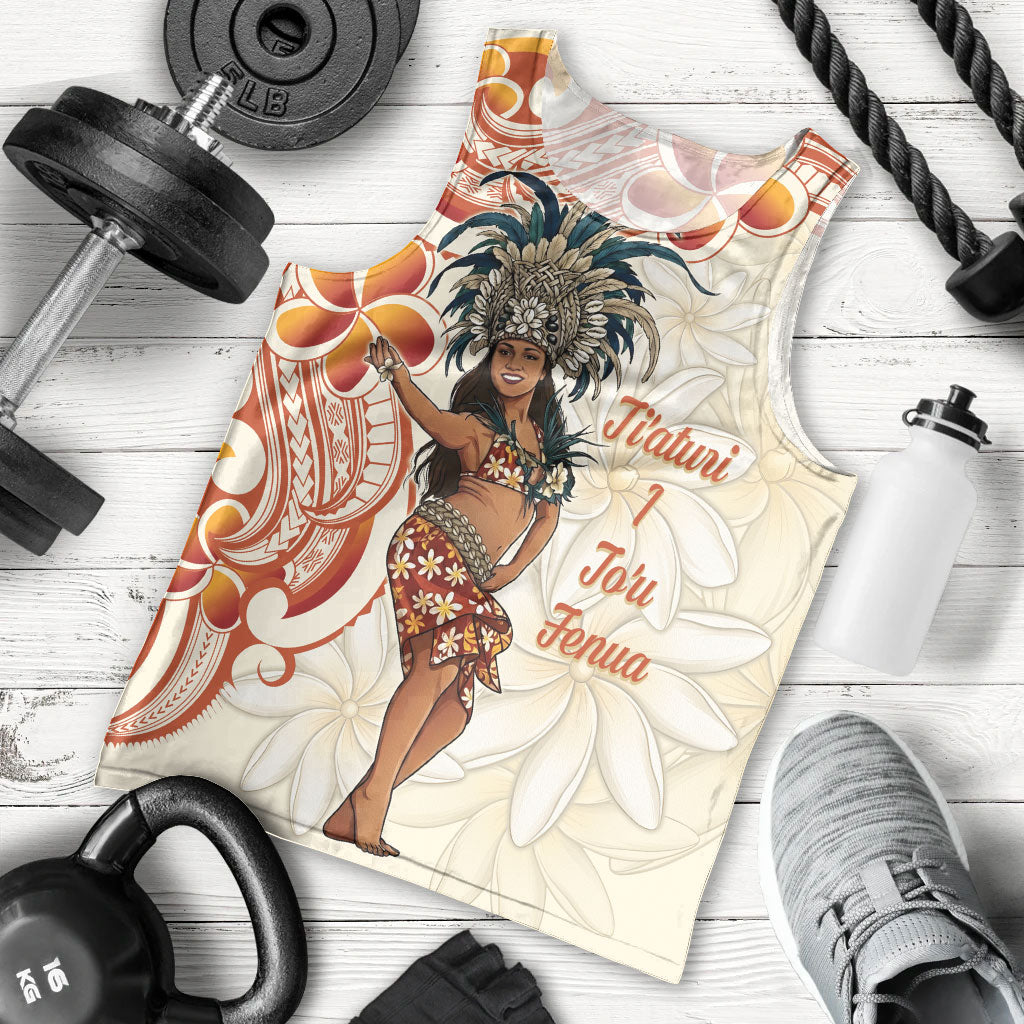 Heiva i Tahiti Men Tank Top Ori Tahitian Dance Tiare Maori