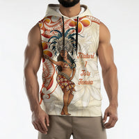 Heiva i Tahiti Sleeveless Hoodie Ori Tahitian Dance Tiare Maori
