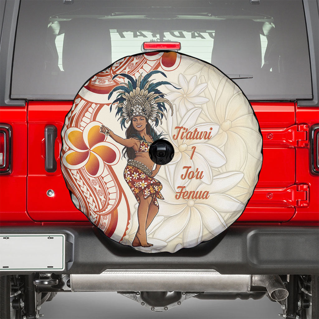 Heiva i Tahiti Spare Tire Cover Ori Tahitian Dance Tiare Maori