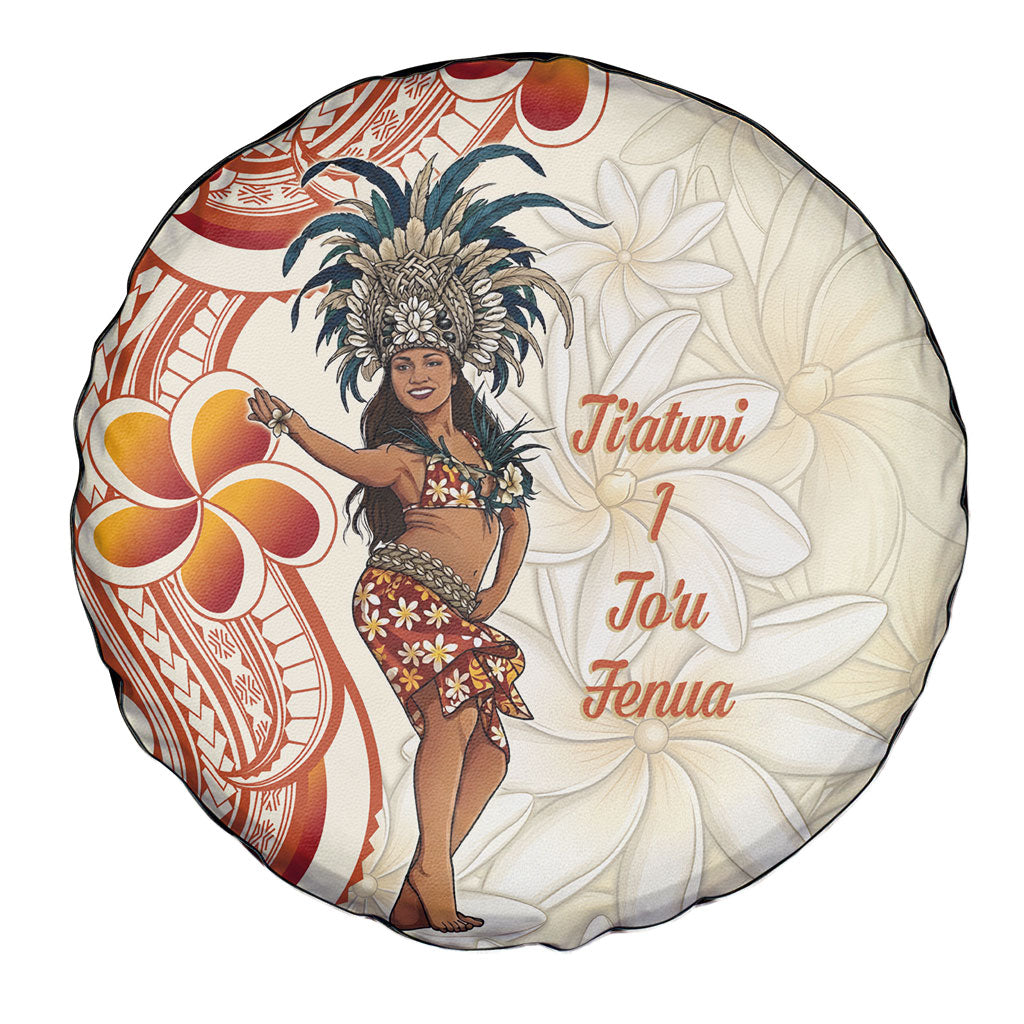 Heiva i Tahiti Spare Tire Cover Ori Tahitian Dance Tiare Maori