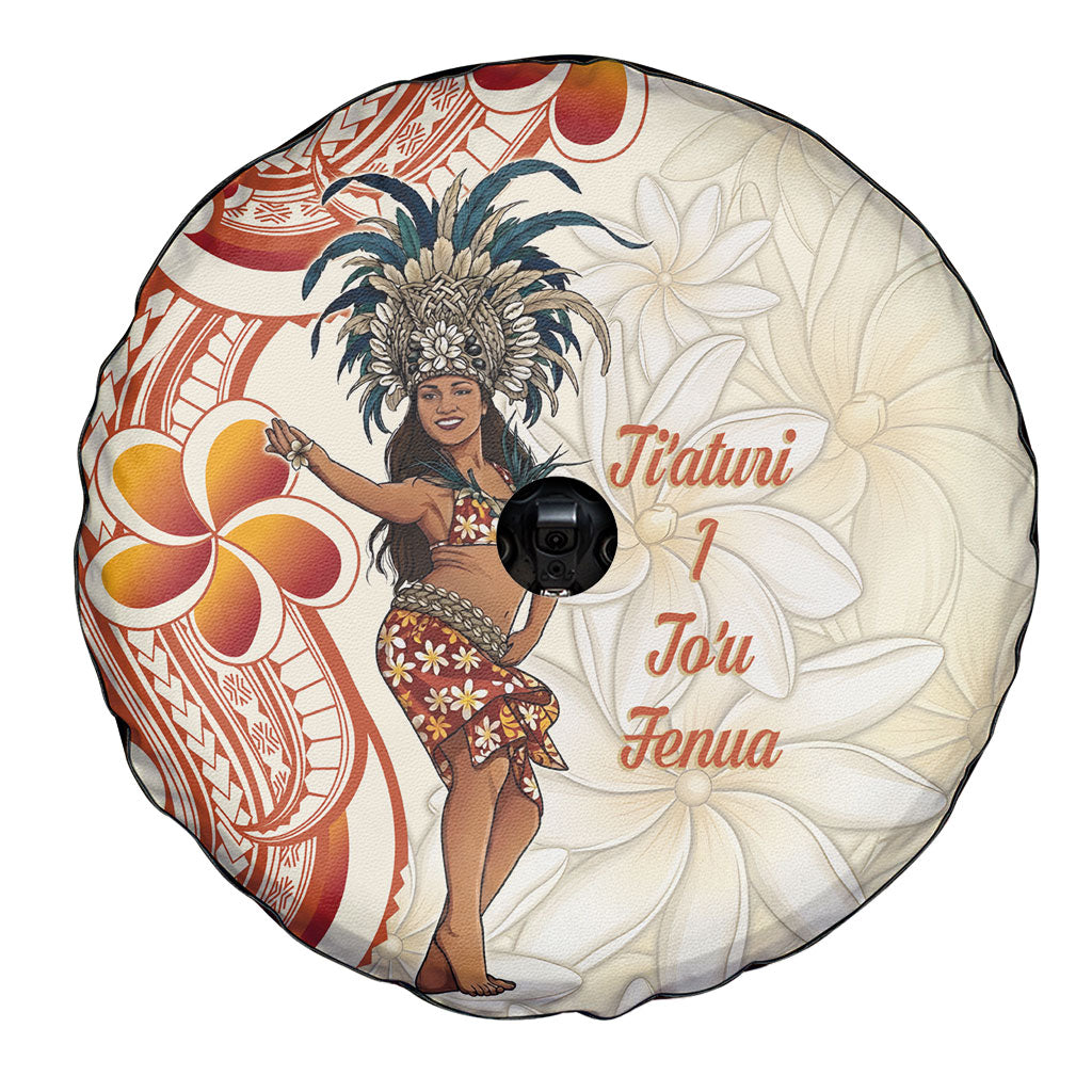 Heiva i Tahiti Spare Tire Cover Ori Tahitian Dance Tiare Maori