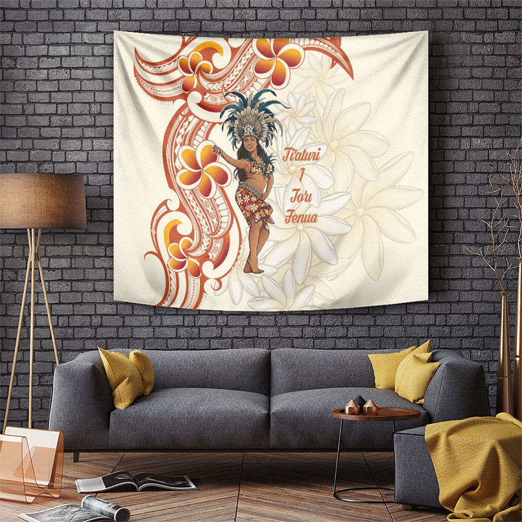 Heiva i Tahiti Tapestry Ori Tahitian Dance Tiare Maori