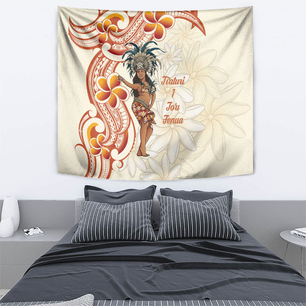 Heiva i Tahiti Tapestry Ori Tahitian Dance Tiare Maori