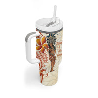 Heiva i Tahiti Tumbler With Handle Ori Tahitian Dance Tiare Maori