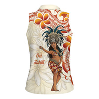 Heiva i Tahiti Women Sleeveless Polo Shirt Ori Tahitian Dance Tiare Maori LT14 - Polynesian Pride