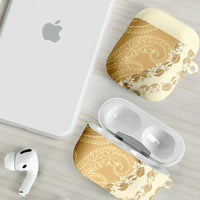 Heiva i Tahiti AirPods Case Tahitian Tiare Maori Cowrie Lei Brown