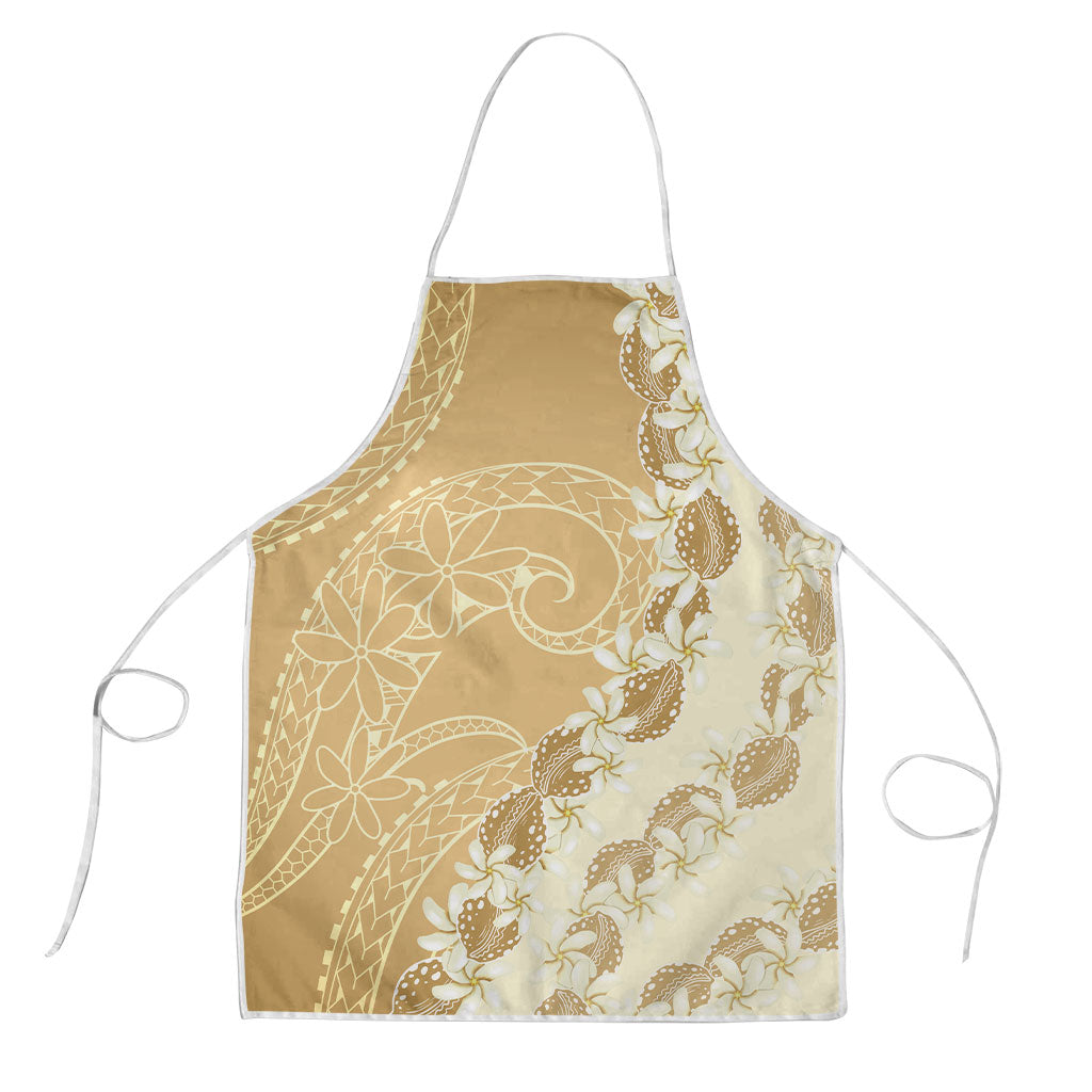Heiva i Tahiti Apron Tahitian Tiare Maori Cowrie Lei Brown