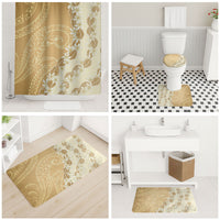 Heiva i Tahiti Bathroom Set Tahitian Tiare Maori Cowrie Lei Brown