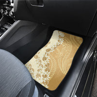 Heiva i Tahiti Car Mats Tahitian Tiare Maori Cowrie Lei Brown