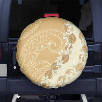 Heiva i Tahiti Spare Tire Cover Tahitian Tiare Maori Cowrie Lei Brown LT14 No hole Brown - Polynesian Pride