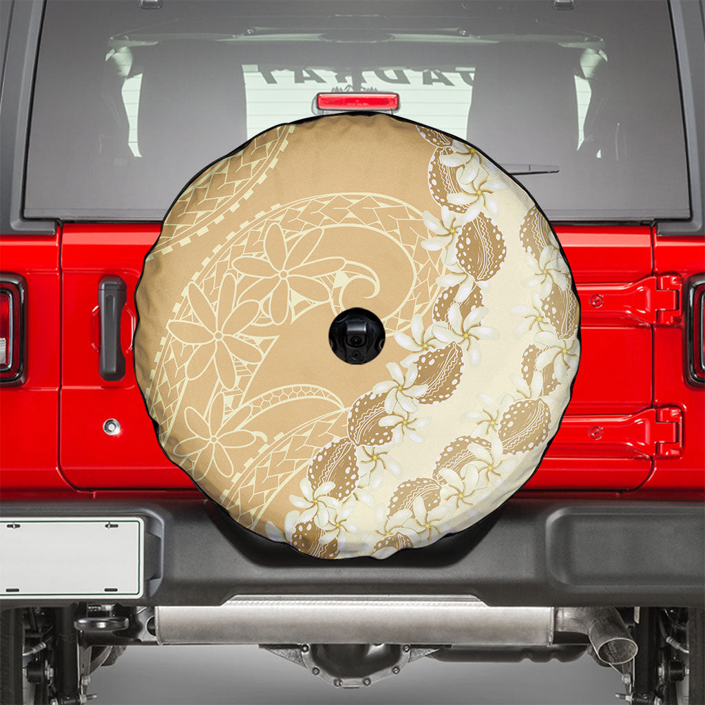 Heiva i Tahiti Spare Tire Cover Tahitian Tiare Maori Cowrie Lei Brown LT14 - Polynesian Pride