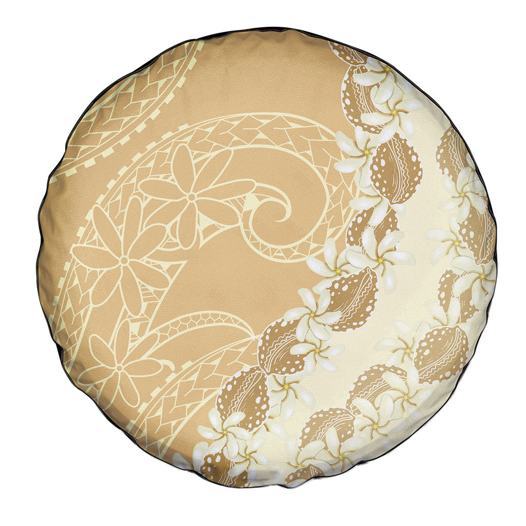 Heiva i Tahiti Spare Tire Cover Tahitian Tiare Maori Cowrie Lei Brown LT14 - Polynesian Pride