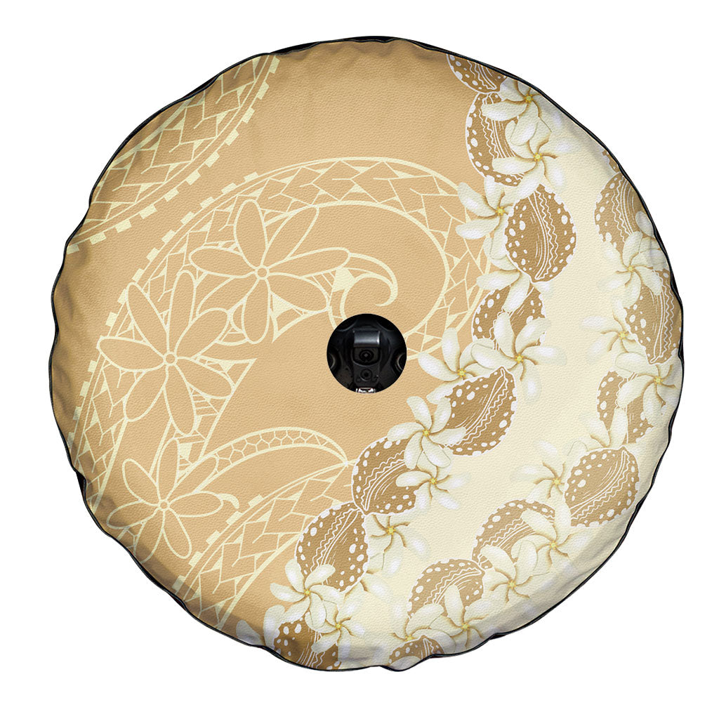 Heiva i Tahiti Spare Tire Cover Tahitian Tiare Maori Cowrie Lei Brown LT14 - Polynesian Pride