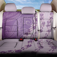 Heiva i Tahiti Back Car Seat Cover Tahitian Tiare Maori Cowrie Lei Purple