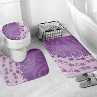 Heiva i Tahiti Bathroom Set Tahitian Tiare Maori Cowrie Lei Purple
