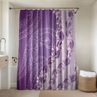 Heiva i Tahiti Bathroom Set Tahitian Tiare Maori Cowrie Lei Purple