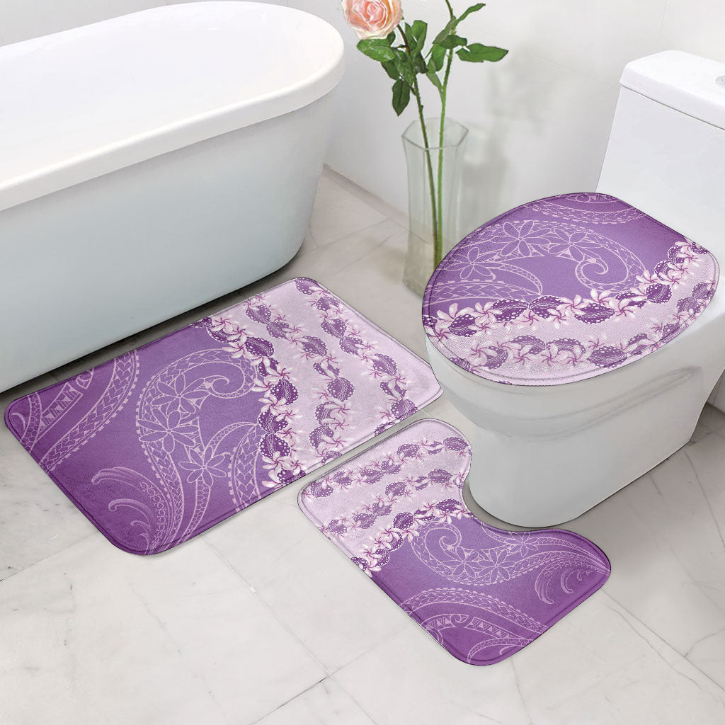 Heiva i Tahiti Bathroom Set Tahitian Tiare Maori Cowrie Lei Purple