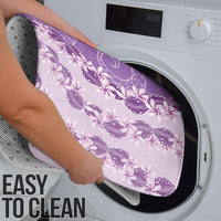 Heiva i Tahiti Bathroom Set Tahitian Tiare Maori Cowrie Lei Purple