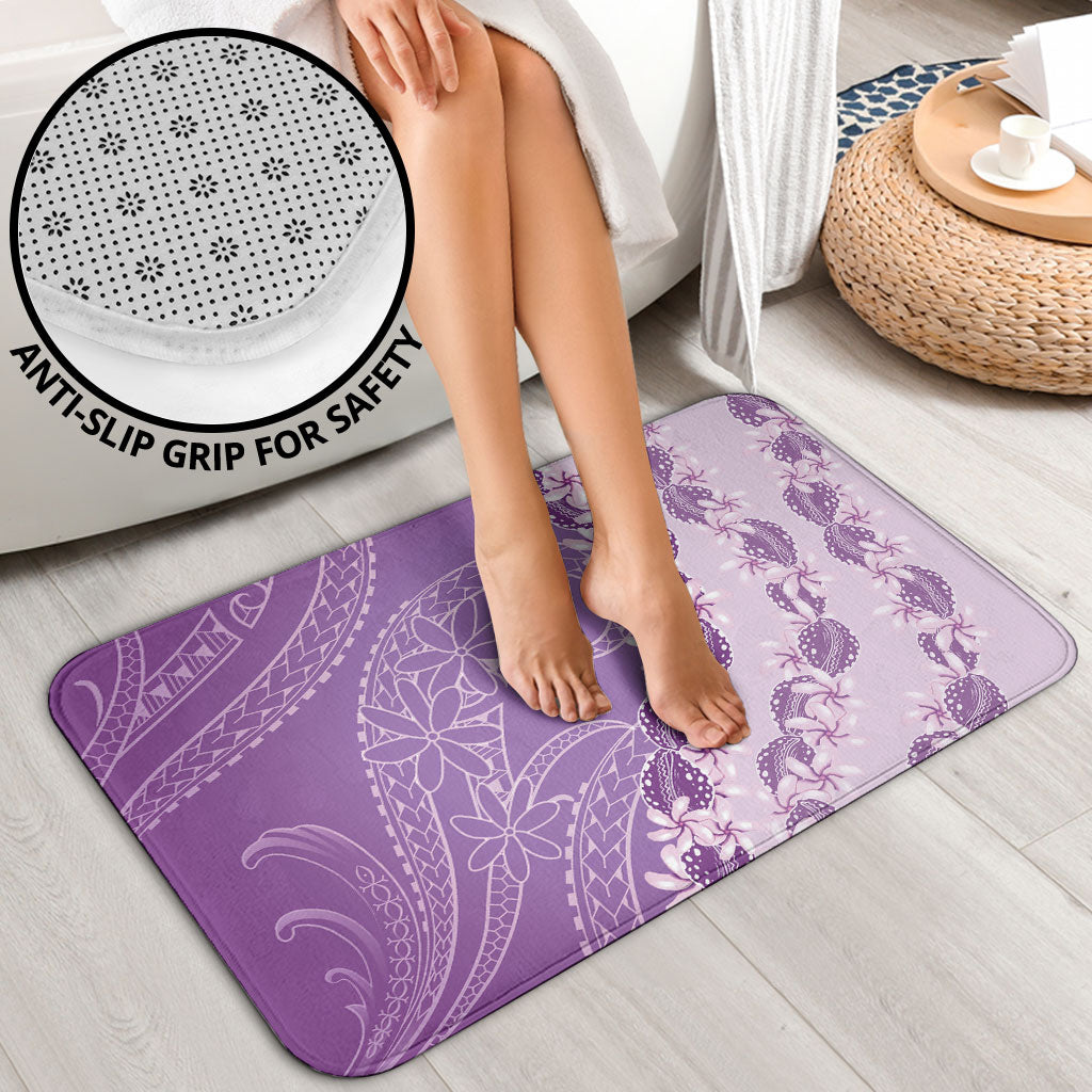 Heiva i Tahiti Bathroom Set Tahitian Tiare Maori Cowrie Lei Purple