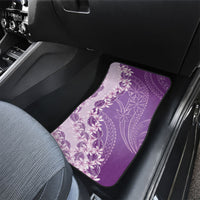 Heiva i Tahiti Car Mats Tahitian Tiare Maori Cowrie Lei Purple