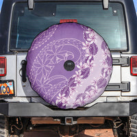 Heiva i Tahiti Spare Tire Cover Tahitian Tiare Maori Cowrie Lei Purple LT14 Purple - Polynesian Pride
