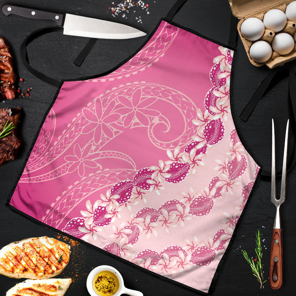 Heiva i Tahiti Apron Tahitian Tiare Maori Cowrie Lei Pink