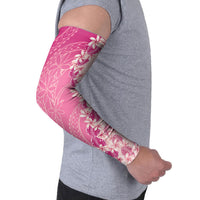 Heiva i Tahiti Arm Sleeves Tahitian Tiare Maori Cowrie Lei Pink