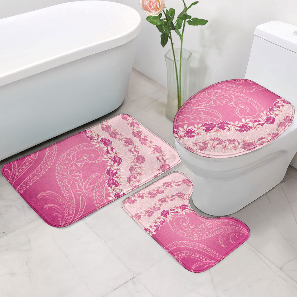 Heiva i Tahiti Bathroom Set Tahitian Tiare Maori Cowrie Lei Pink